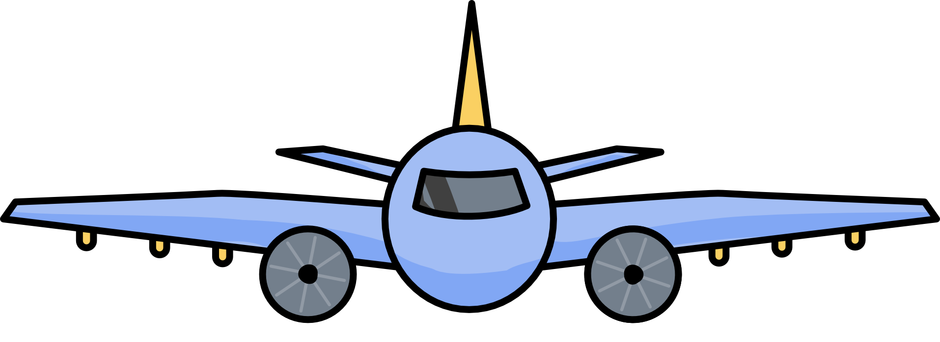 Avión iniciando el descenso