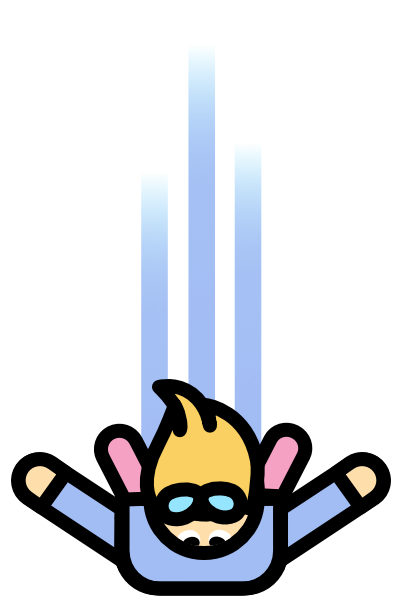 Icono de skydiving